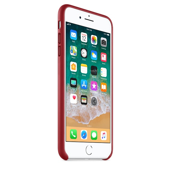 Apple Leather Case Red for iPhone 8 Plus/7 Plus