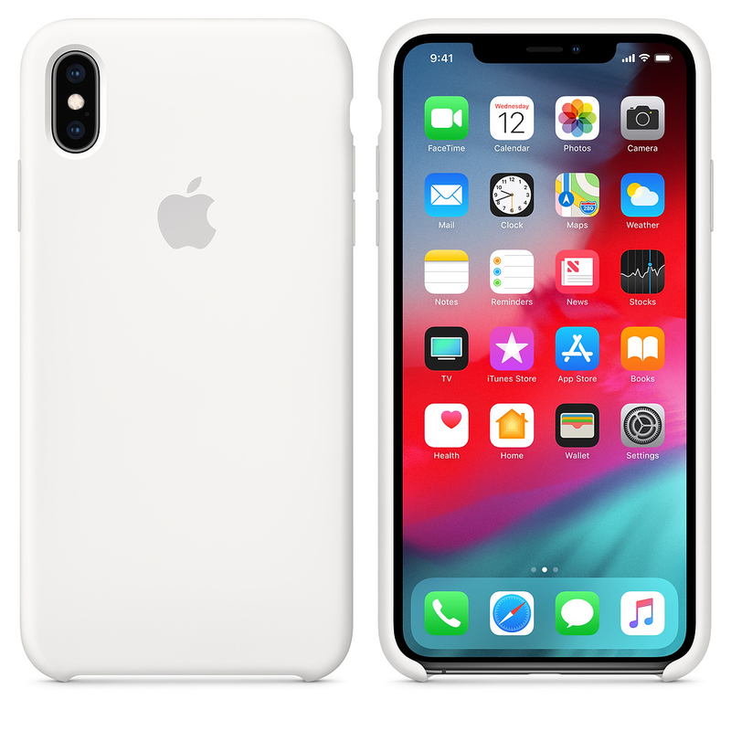 Apple Silicone Case White for iPhone XS Max