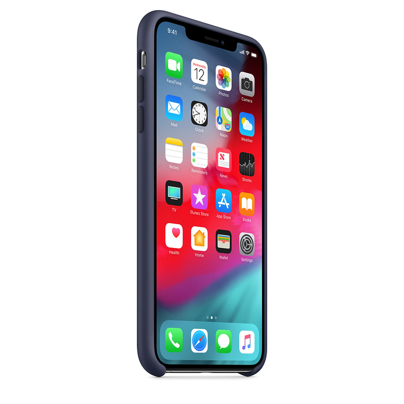 Apple Silicone Case Midnight Blue for iPhone XS Max