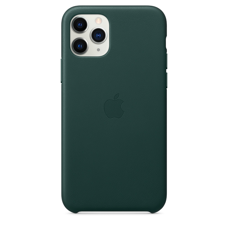 غطاء جلدي من ابل - اخضر فوريست لهاتف ايفون 11 برو