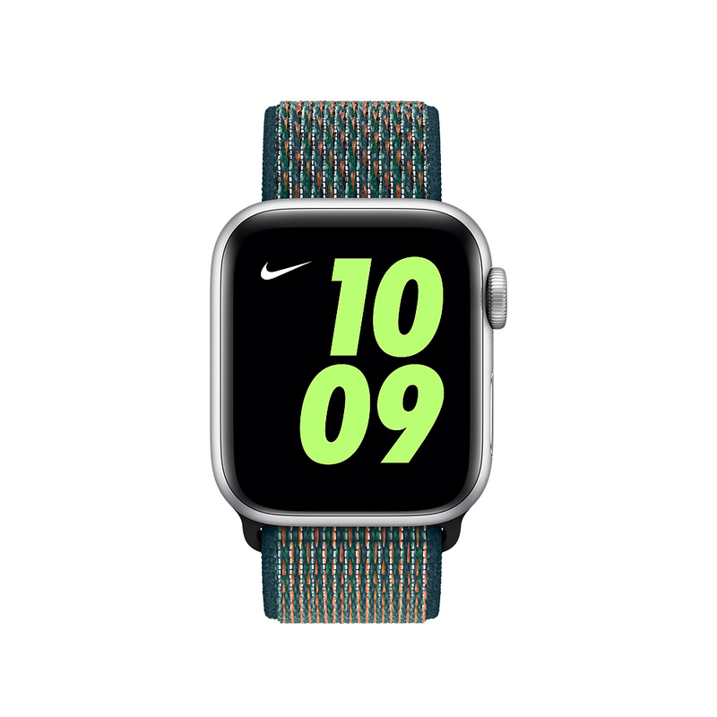 Apple 40mm Hyper Crimson/Neptune Green Nike Sport Loop (Compatible with Apple Watch 38/40/41mm)