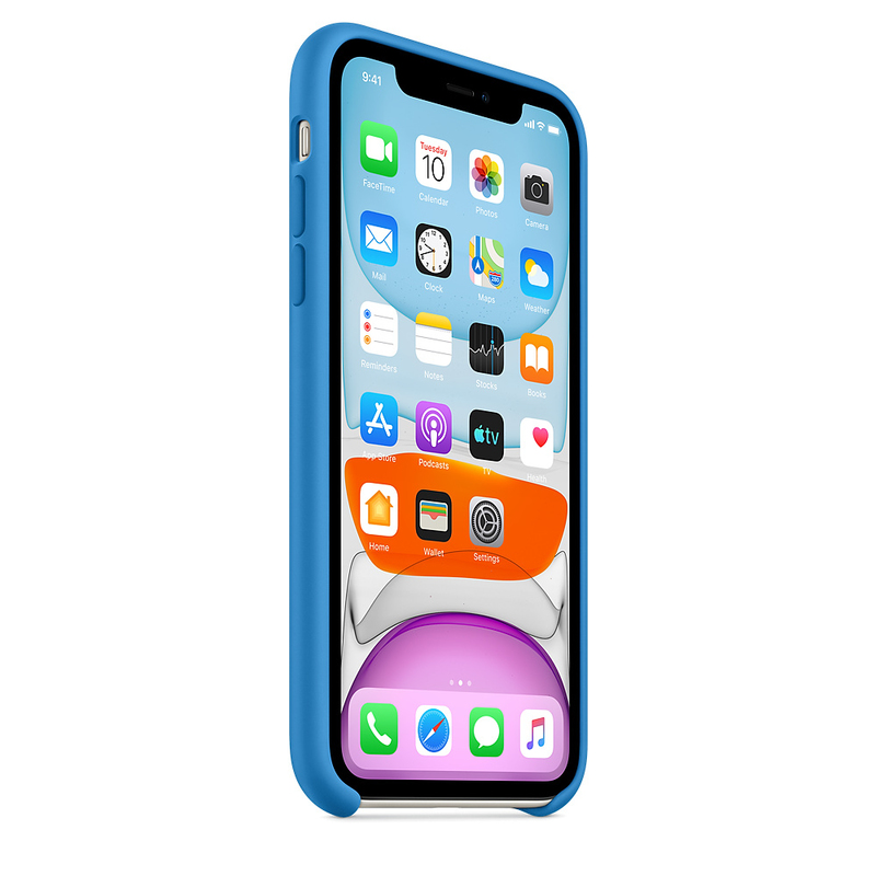 Apple Silicone Case Surf Blue for iPhone 11