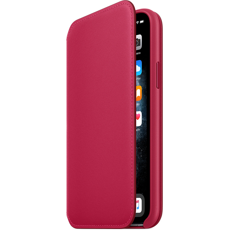 Apple Leather Folio Raspberry for iPhone 11 Pro