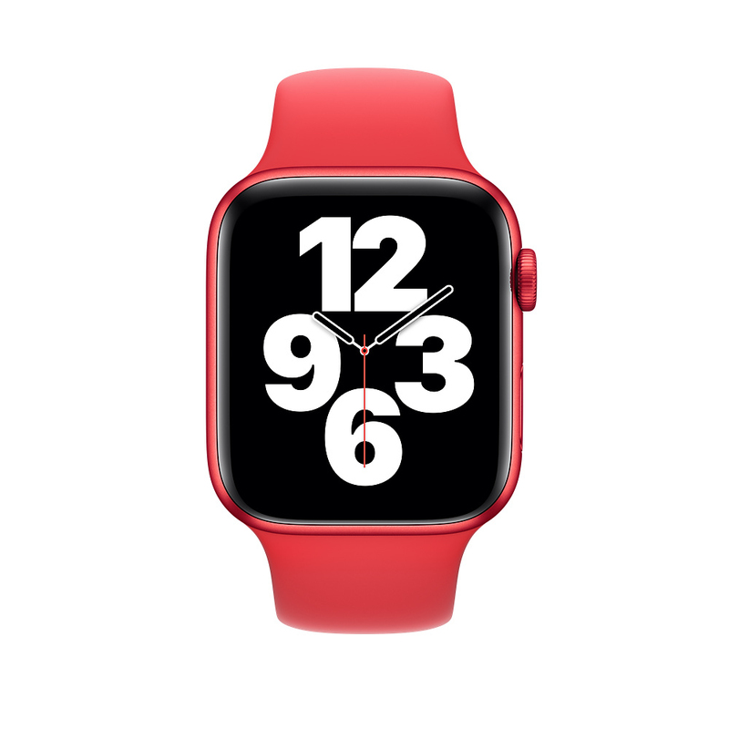 Apple 44mm (Product)Red Sport Band Regular (Compatible with Apple Watch 42/44/45mm)