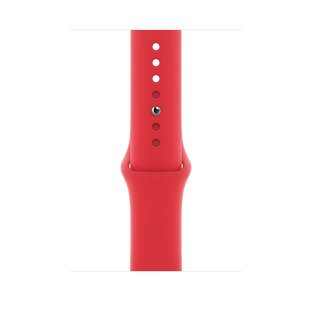 Apple 44mm (Product)Red Sport Band Regular (Compatible with Apple Watch 42/44/45mm)