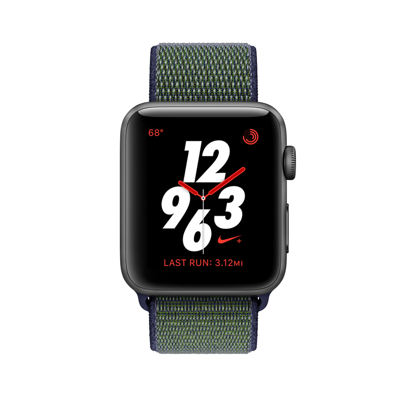 Apple Watch Nike+ GPS + Cellular 38mm Space Grey Aluminium Case with Midnight Fog Nike Sport Loop