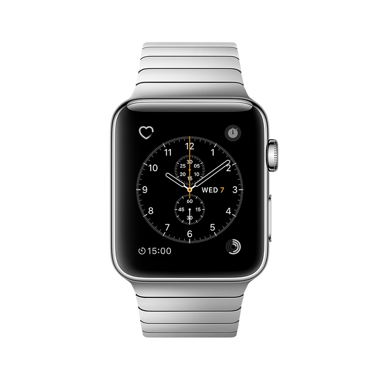 Apple Watch Series 2 38mm Stainless Steel Case With Silver Link Bracelet