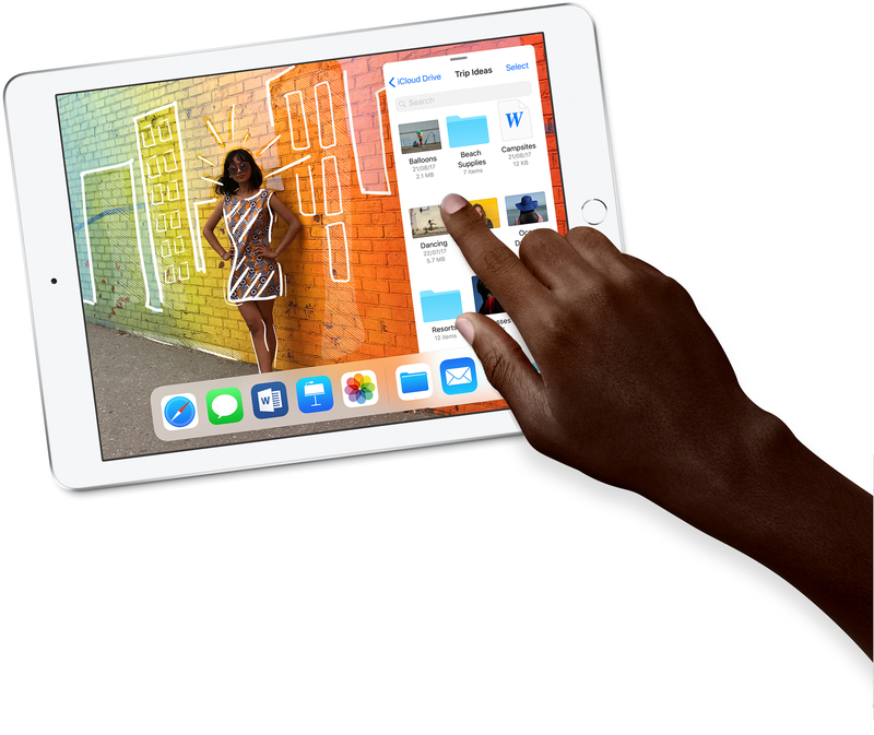 Apple iPad 9.7-Inch 128GB Wi-Fi + Cellular Silver Tablet