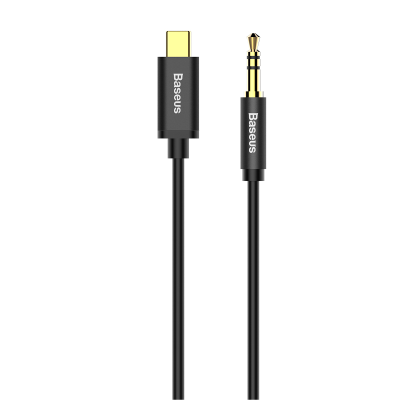 Baseus Yiven Type-C Male To 3.5 Male Audio Cable M01 Black