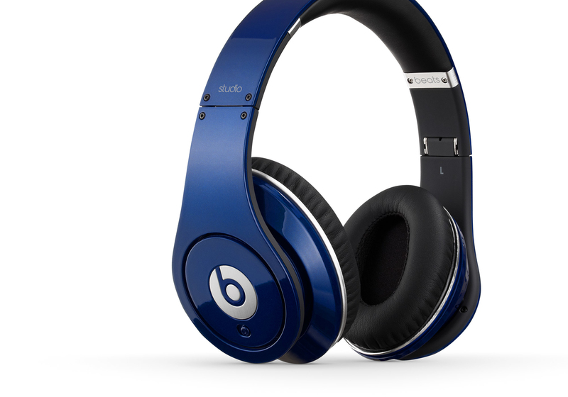 Beats Dr Dre Studio HD Blue Headphones