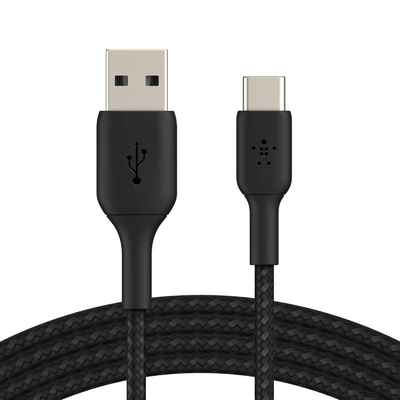 Belkin BoostCharge Braided USB-C to USB-A Cable 1m - Black