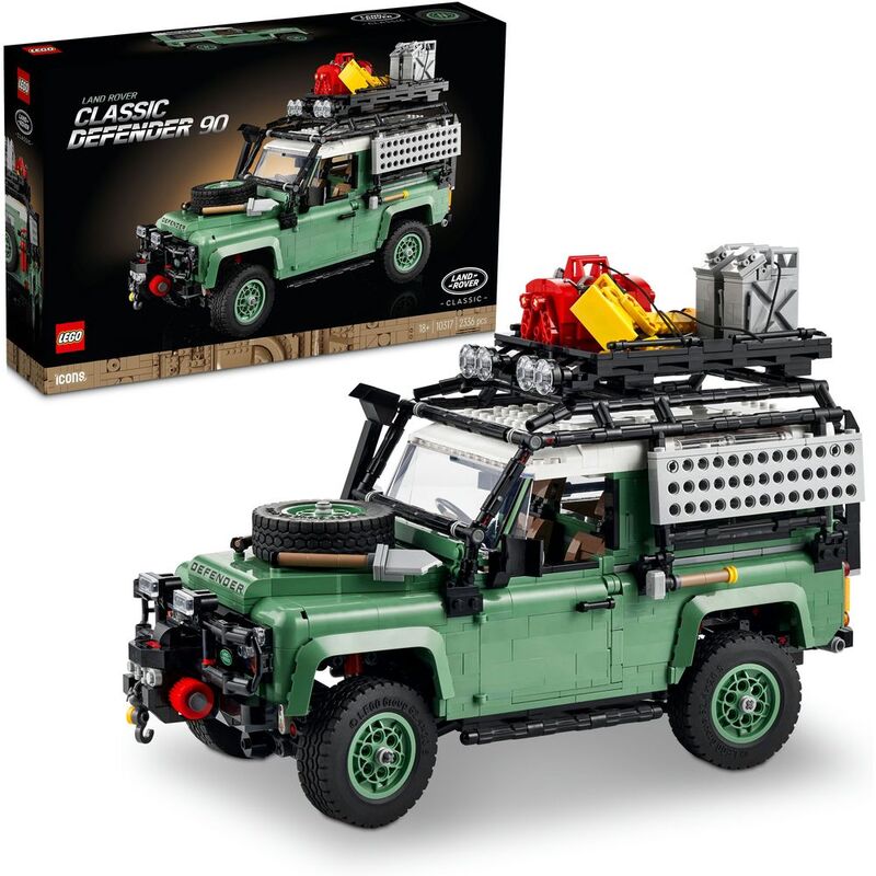 LEGO Icons Land Rover Classic Defender 90 10317 Building Kit (2336 pieces) LEGO Icons Land Rover Classic Defender 90 10317 Building Kit (2336 pieces)