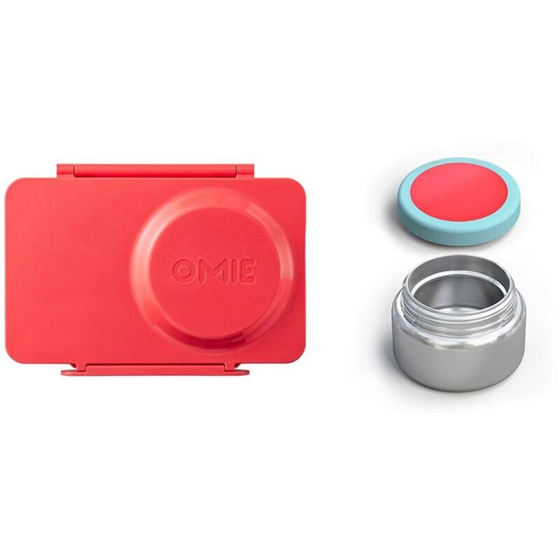OmieLife OmieBox Up Thermos - Cherry Pink 350 ml OmieLife OmieBox Up Thermos - Cherry Pink 350 ml
