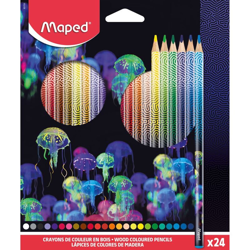 Maped Pencils Deepsea Paradise (Set of 24) Maped Pencils Deepsea Paradise (Set of 24)