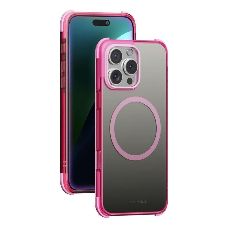 HYPHEN HUES Bumper MagSafe Case for iPhone 16 Pro (6.3) - Pink HYPHEN HUES Bumper MagSafe Case for iPhone 16 Pro (6.3) - Pink