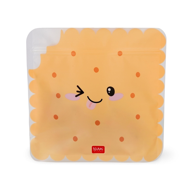 Legami Set of 3 Reusable Snack Bags - Cookie