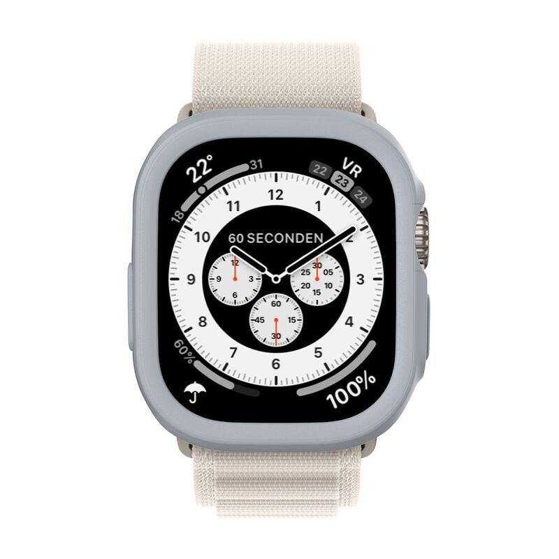 Rhinoshield Crashguard NX For Apple Watch Ultra 1/ 2 (49mm) - Rim - Ash Grey