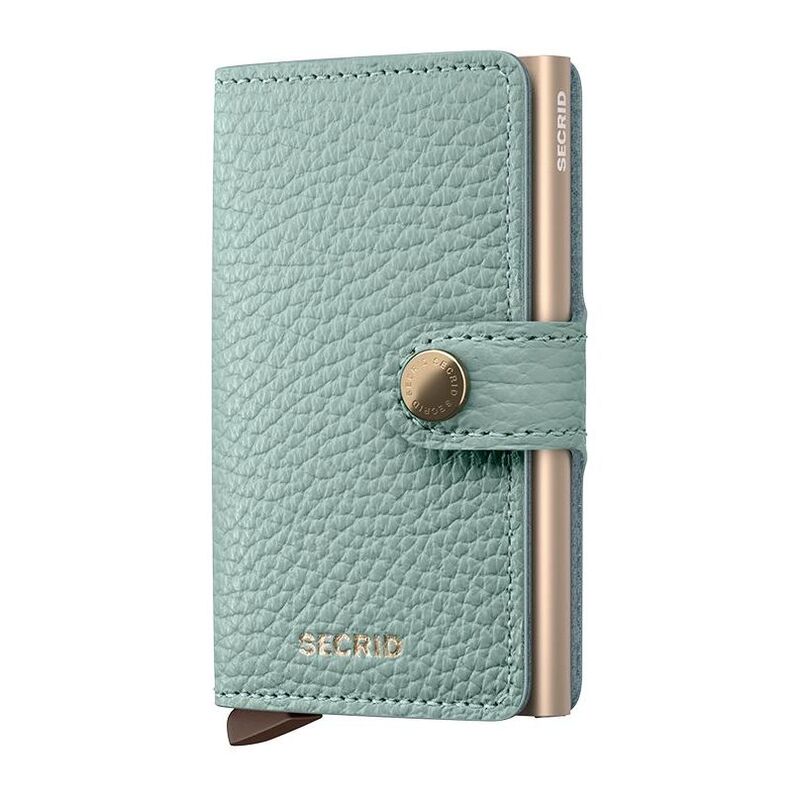 Secrid Miniwallet - Pebble Leather - Sea Green