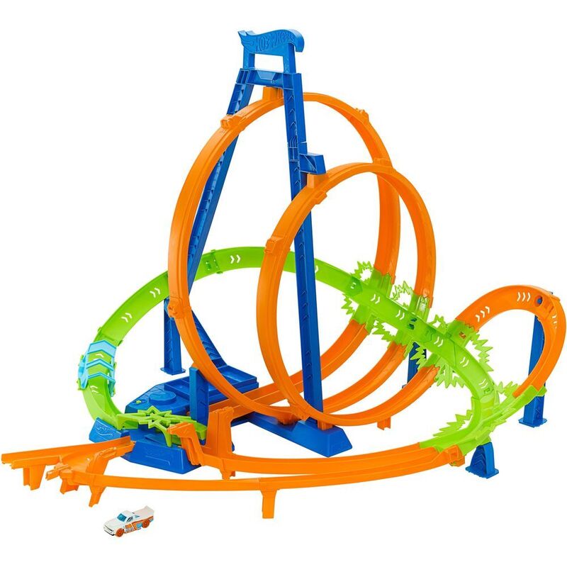 Hot Wheels Action Epic Crash Dash Playset With 1 Die-Cast Car
