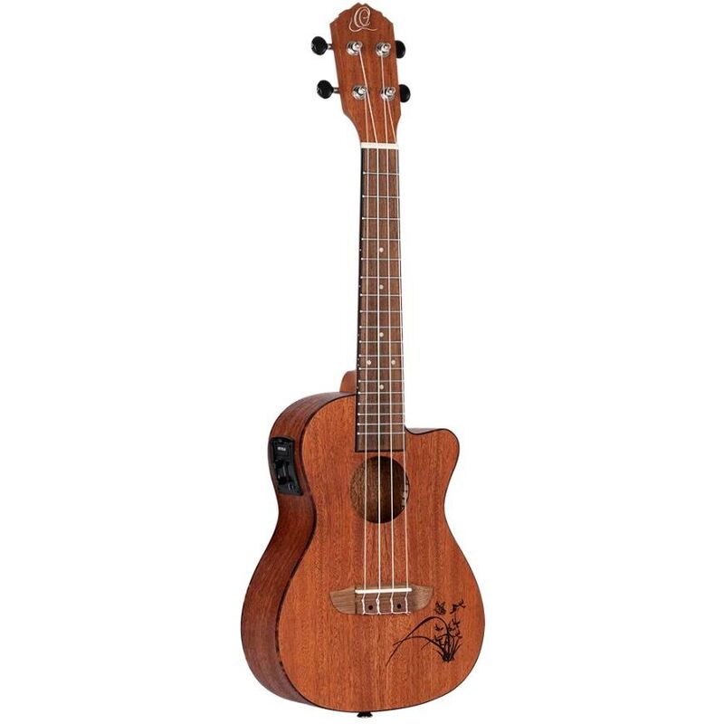 Ortega Bonfire Series Concert Size Ukulele Sapele Natural - RU5MM-CE Ortega Bonfire Series Concert Size Ukulele Sapele Natural - RU5MM-CE