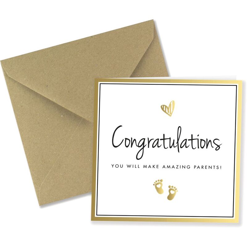Share The Love Congratulations (15 x 15 cm) - New Born Greeting Card Share The Love Congratulations (15 x 15 cm) - New Born Greeting Card