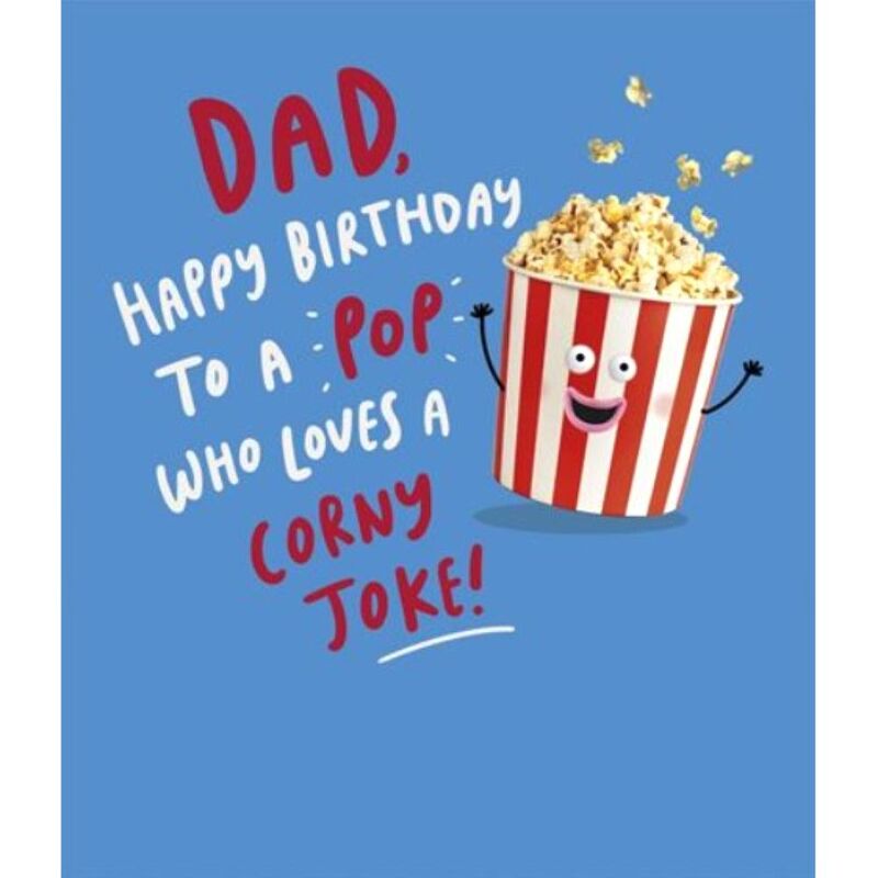 UK Greetings Happy Birthday Dad Greeting Card(15.9 x 18.4 cm)