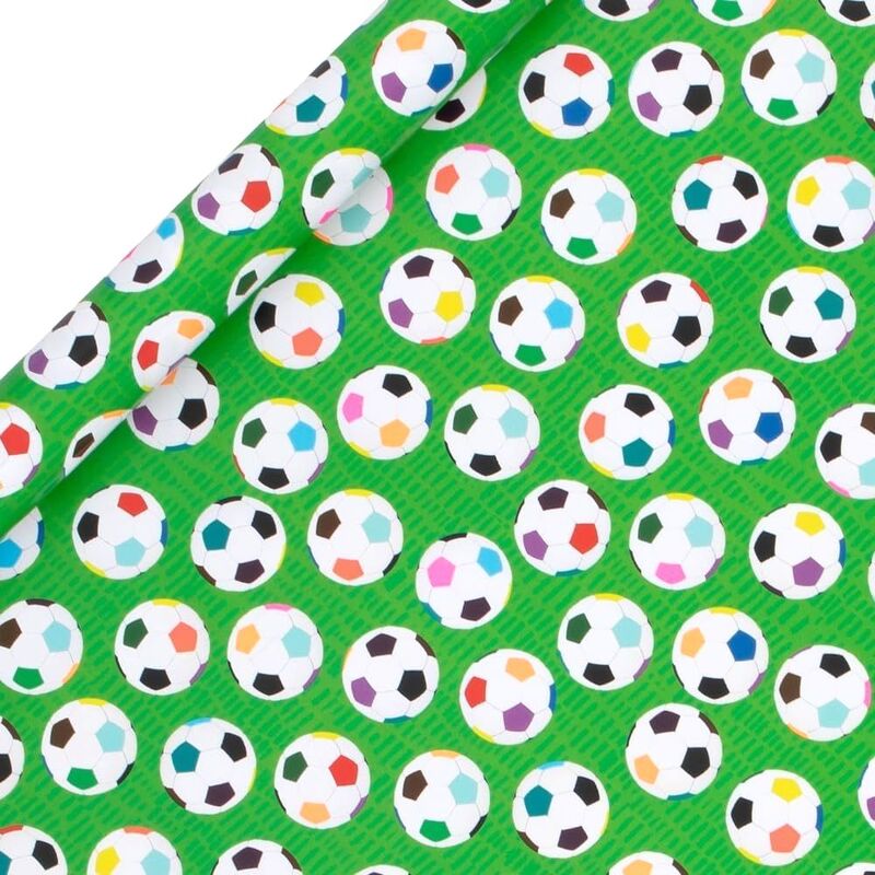 Glick Soccer Wrapping Paper Roll (200 x 70 cm)