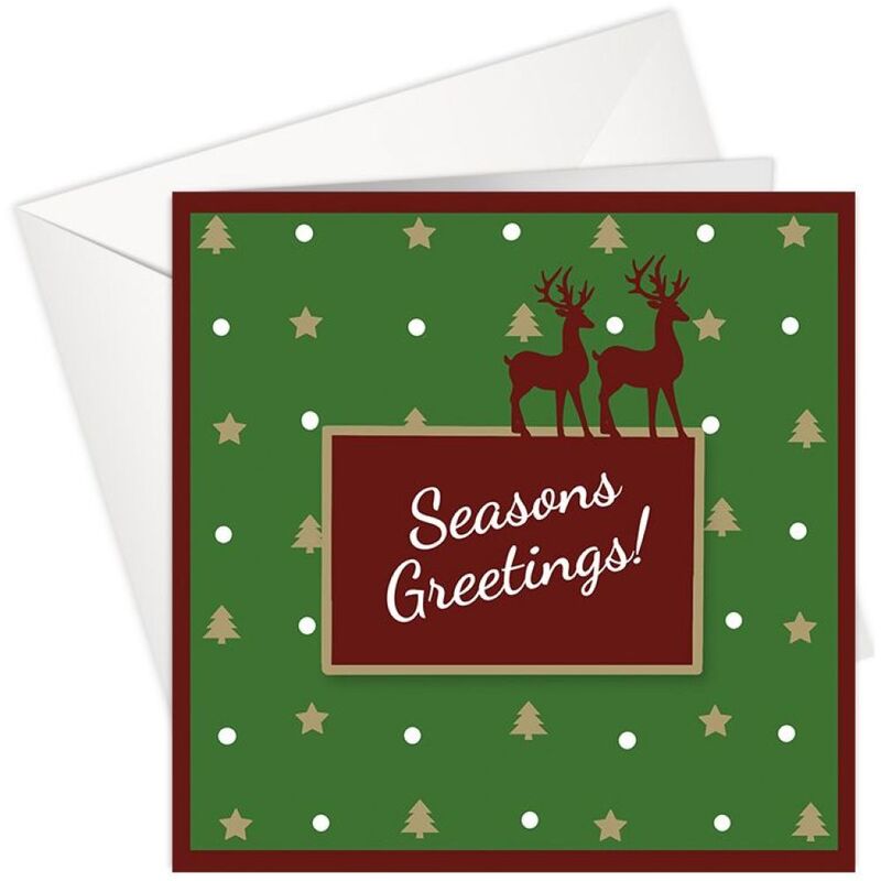 Share The Love Seasons Greetings Christmas Greeting Card (15 X 15 cm) Share The Love Seasons Greetings Christmas Greeting Card (15 X 15 cm)