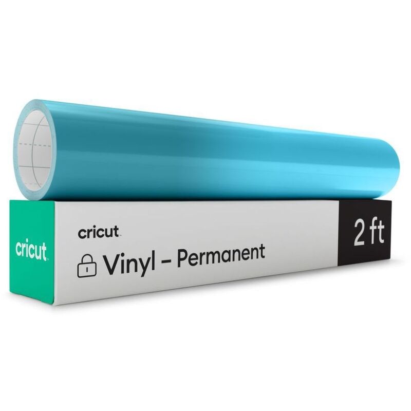 Cricut Heat-Activated Color-Changing Vinyl Permanent (2Ft) - Turquoise To Light Blue