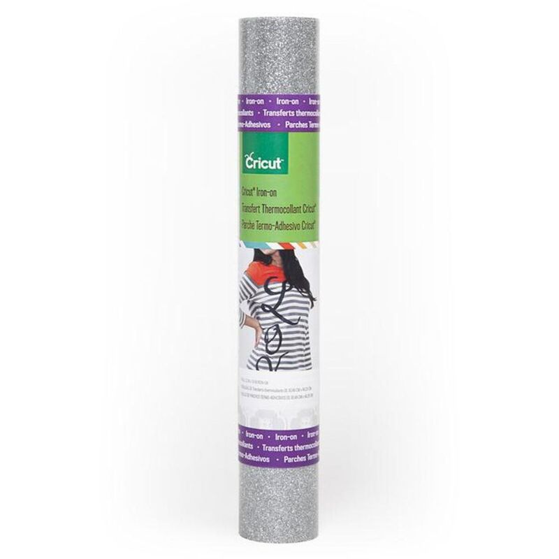 Cricut Glitter Iron-On Roll (30.5 x 48cm) - Black