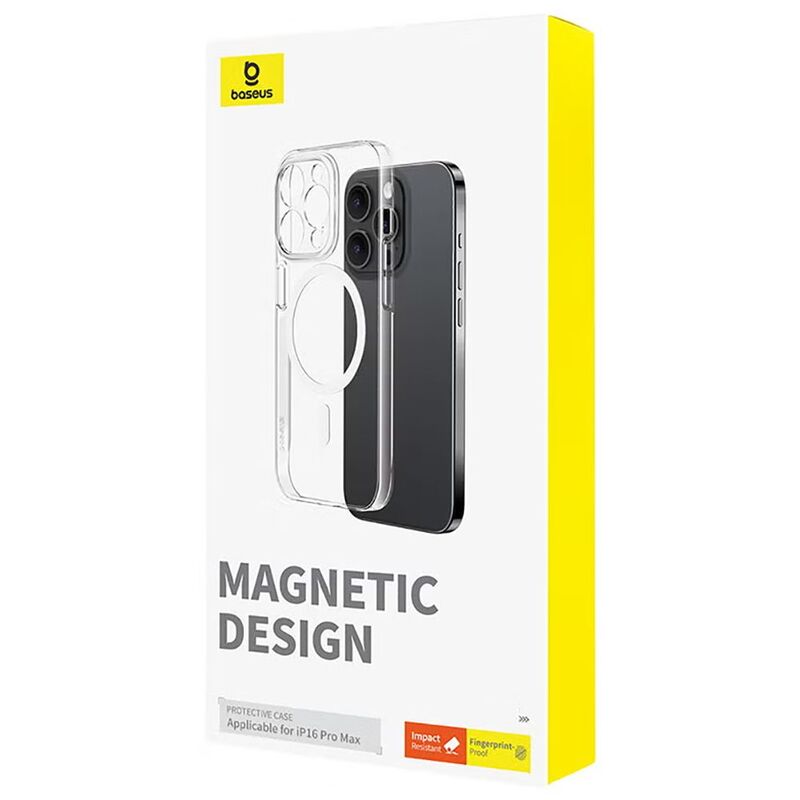 Baseus iPhone 16 Pro Max Clear Magnetic Crystal Case