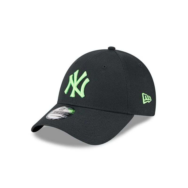 New Era Neon 9Forty MLB New York Yankees Black/Green Free Size Cap