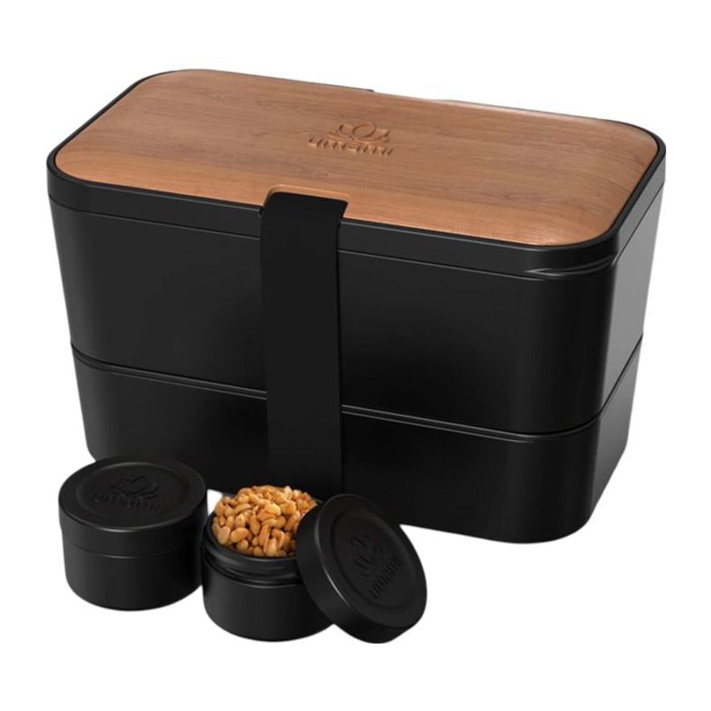 Umami Bento Box Set Dual Black & Walnut Umami Bento Box Set Dual Black & Walnut