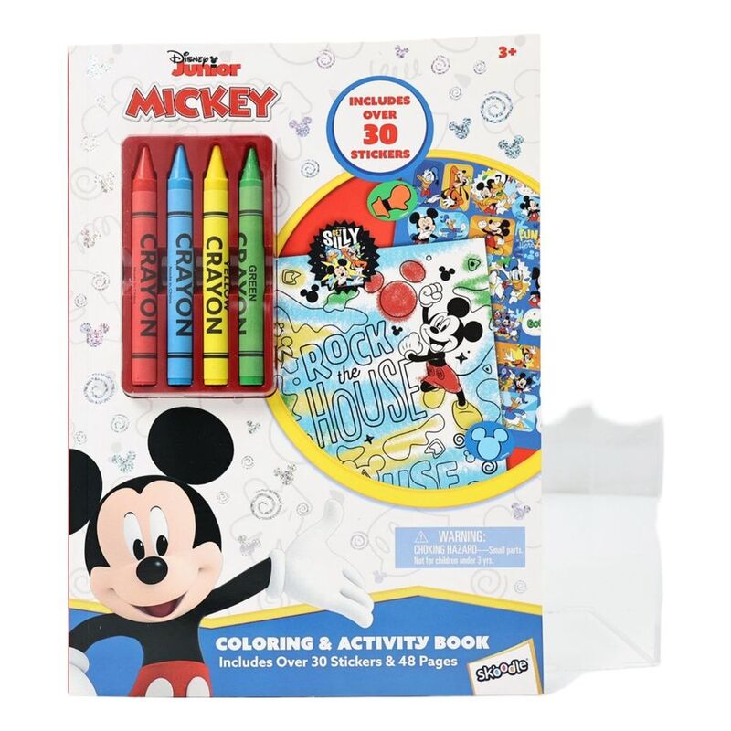 Disney Micky Coloring & Activity Book With Crayons