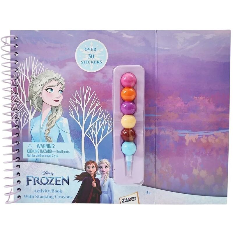 Disney Frozen Activity Book with Stacking Crayons Disney Frozen Activity Book with Stacking Crayons