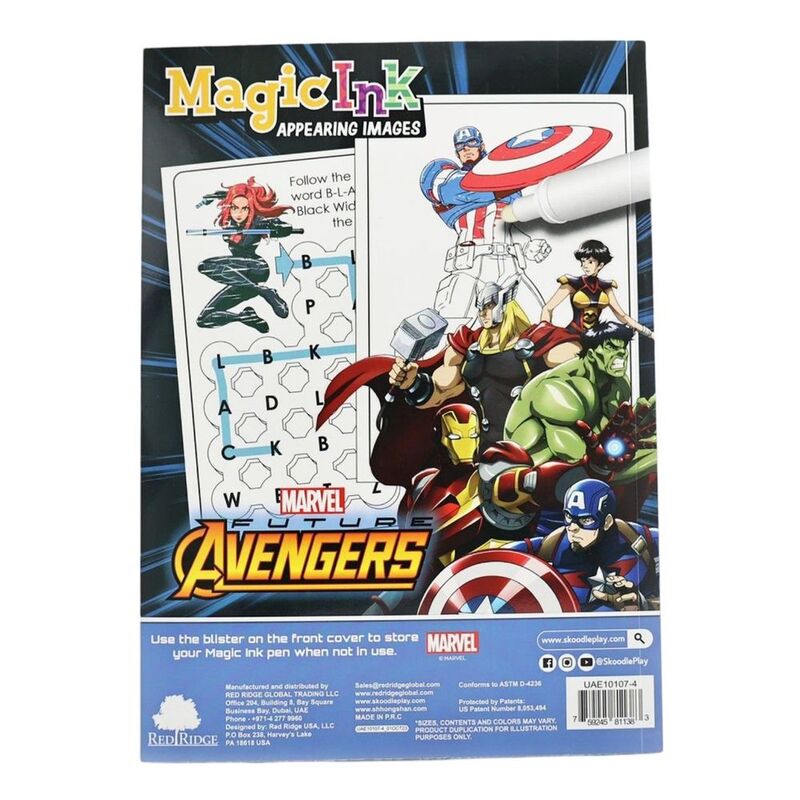 Disney Marvel'S Future Avengers Magic Ink Book Disney Marvel'S Future Avengers Magic Ink Book