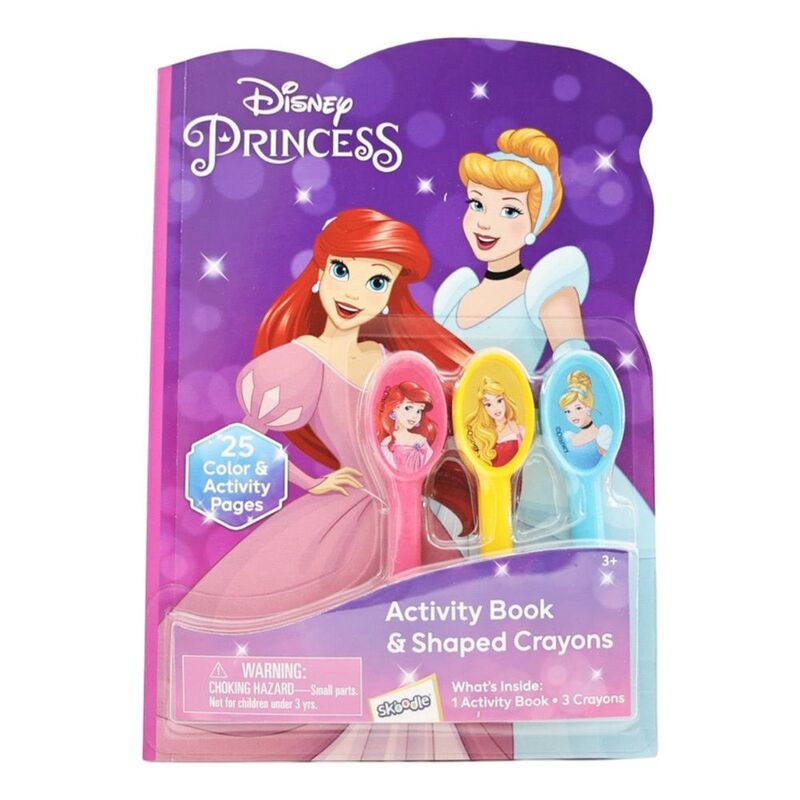 Disney Princess Activity Book and Shaped Crayons