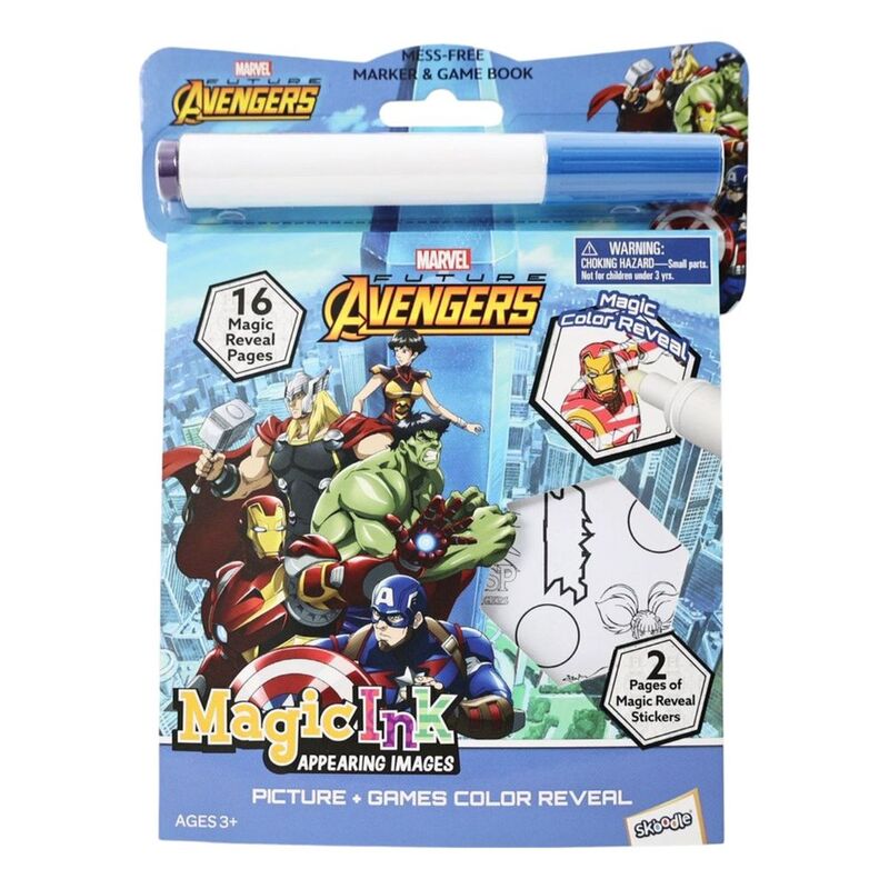 Disney Marvel'S Future Avengers Magic Ink Book With Stickers Disney Marvel'S Future Avengers Magic Ink Book With Stickers