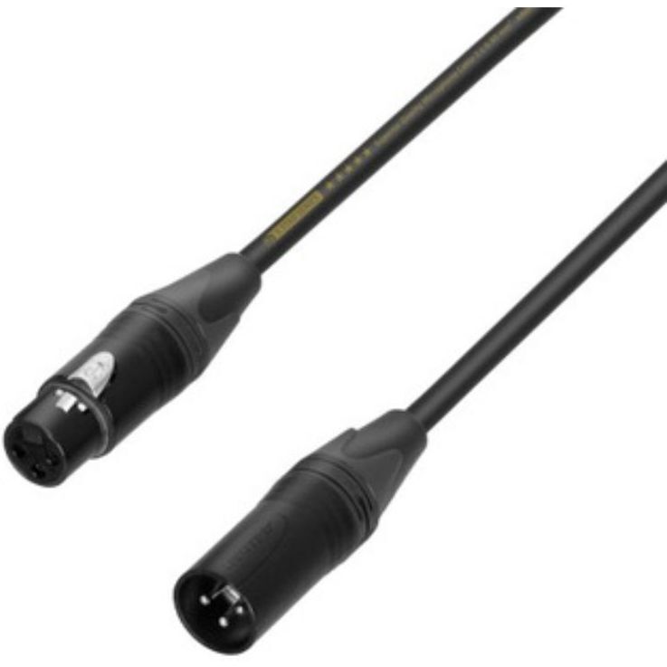 Adam Hall K5MMF0300 Microphone Cable - Neutrik XLR female x XLR Male - 3 m Adam Hall K5MMF0300 Microphone Cable - Neutrik XLR female x XLR Male - 3 m