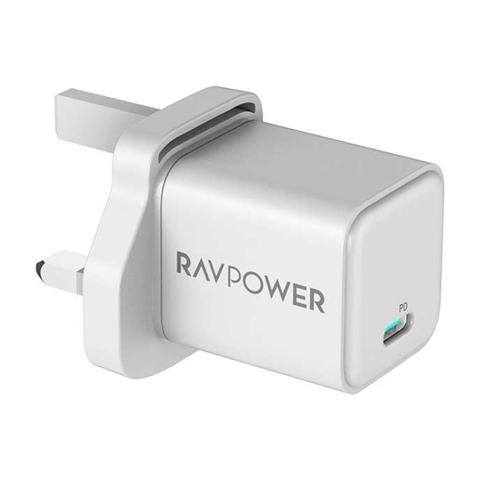 RAVPower RP-PC169 PD 30W Wall Charger - White RAVPower RP-PC169 PD 30W Wall Charger - White