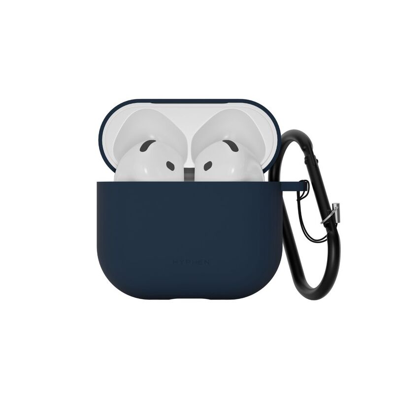 Hyphen Apple Airpods 4th Gen Silicone Case - Blue Hyphen Apple Airpods 4th Gen Silicone Case - Blue
