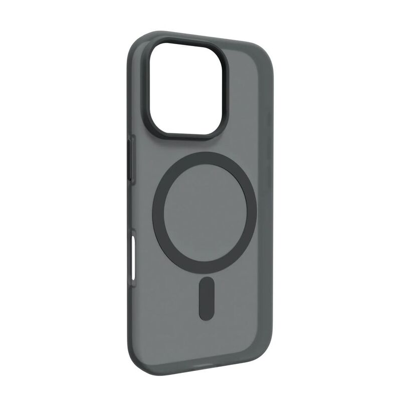 Puro Silicon Cover "Daylight" With Magsafe And Semi-Transparet Effect For iPhone 16 Pro - Black Puro Silicon Cover "Daylight" With Magsafe And Semi-Transparet Effect For iPhone 16 Pro - Black