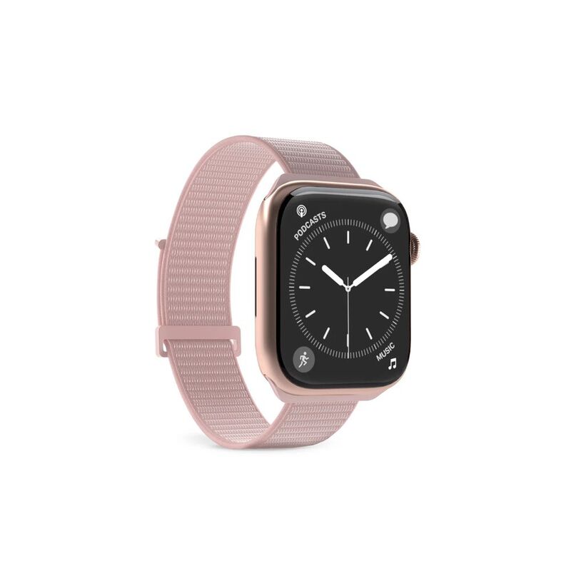 Puro "Sport" Nylon Band For Apple Watch Up To Series 9 38-40-41mm - Series 10 42mm - Rose