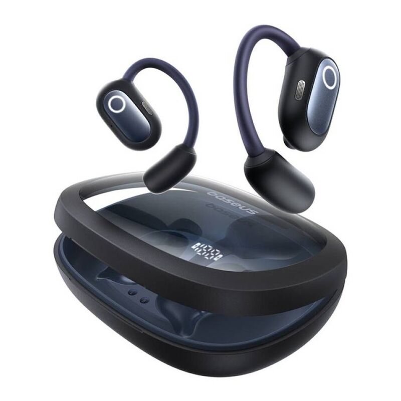 Baseus Eli Fit Open-Ear True Wireless Earphones - Cosmic Black Baseus Eli Fit Open-Ear True Wireless Earphones - Cosmic Black