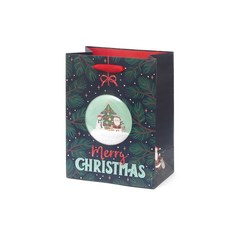 Legami Christmas Gift Bag Medium Christmas Snowball