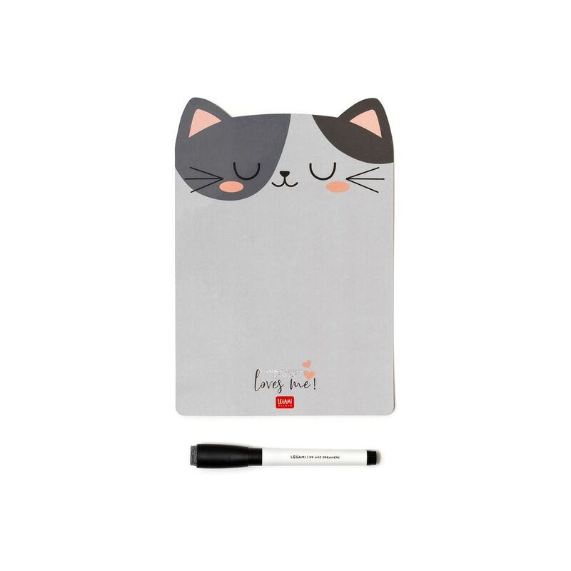 Legami Magnetic Whiteboard - Something To Remember - Kitty Legami Magnetic Whiteboard - Something To Remember - Kitty