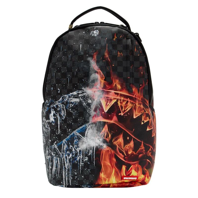 Sprayground Fire & Ice Shark DLXSV Backpack Sprayground Fire & Ice Shark DLXSV Backpack