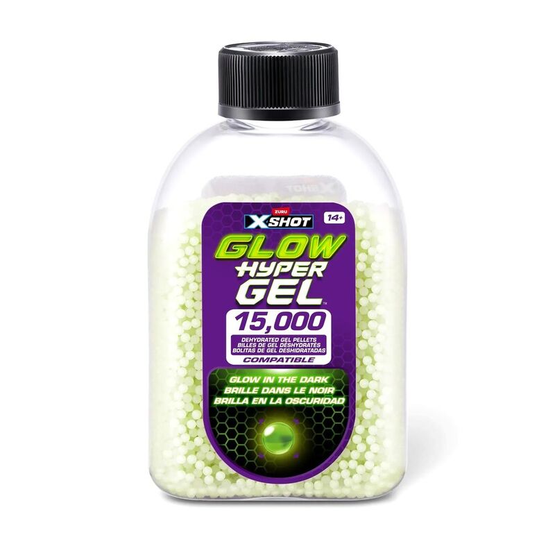 X-Shot Hyper Gel Glow In The Dark Gellet Refill (15000 Pieces) X-Shot Hyper Gel Glow In The Dark Gellet Refill (15000 Pieces)