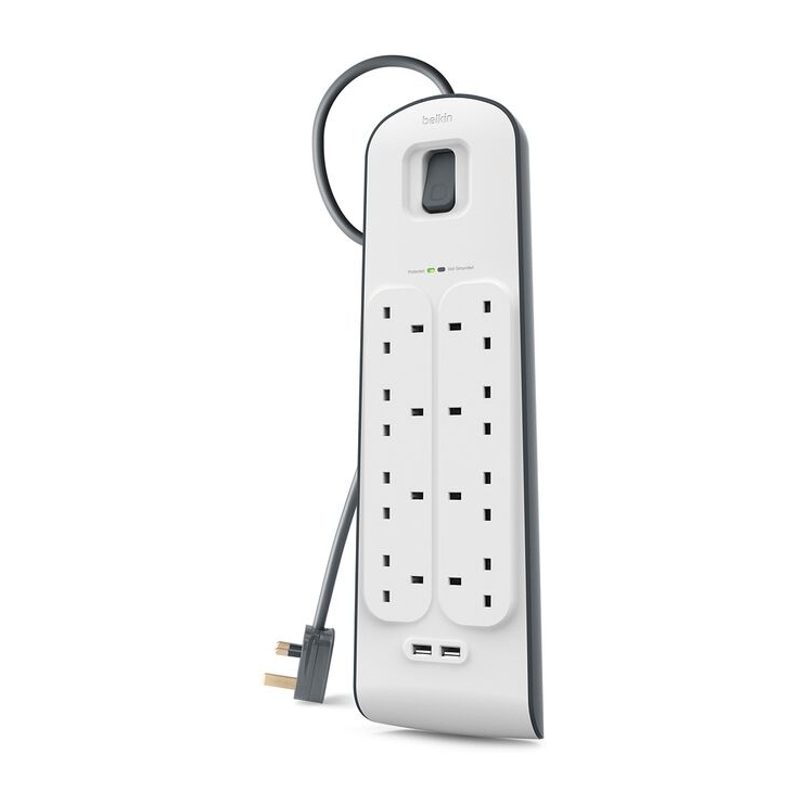 Belkin 2.4 Amp USB Charging 8-outlet Surge Protection Strip Belkin 2.4 Amp USB Charging 8-outlet Surge Protection Strip