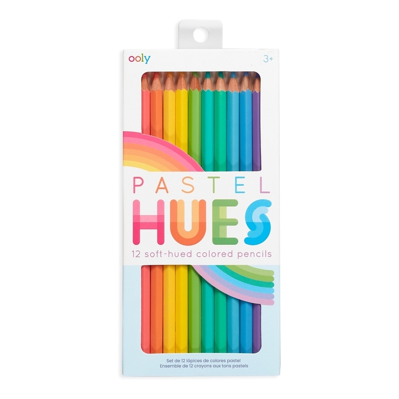 Ooly Pastel Hues Colored Pencils - Set Of 12 Ooly Pastel Hues Colored Pencils - Set Of 12
